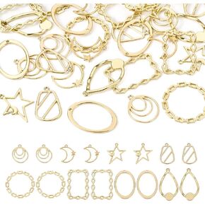 KISSITTY 120Pcs Butterfly Cactus Alloy Open Back Bezel Charms Hollow Cactus Butterfly Frame Pendants Pressed Flower Charms for DIY UV Resin Jewelry Making Crafts