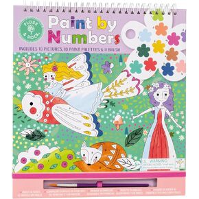Floss and Rock Paint by Numbers, Fairy Tale, 10.6-inches Length, Educational Activities for Kids