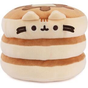 GUND Pusheen The Cat Pancake Squisheen Plush, Squishy Toy Stuffed Animal for Ages 8 and Up, Brown, 6"