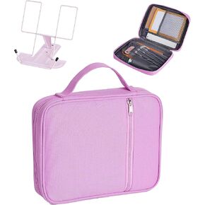 Church Bags for women, Study Bible Cover Make of Oxford Cloth, Personalized Bible Cover with holder (Grey)
