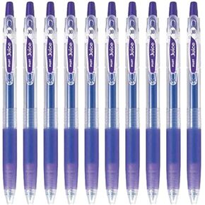 Pilot Juice 0.38mm Gel Ink Ballpoint Pen, Violet Ink, Value Set