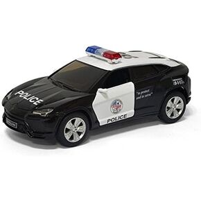 KiNSMART Lamborghini Urus Police Edition 5 Inch 1:38 Scale Die Cast Metal Model Toy SUV Car