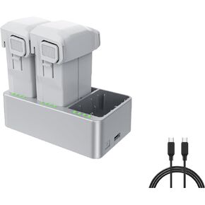 حزمة 2 حزمة Mini 3 بطارية مع مركز الشحن ، وأجزاء DJI الأصلية لـ Mini 3 Pro/Mini 3 (Cute 3850mAh ، 47 Minis of Max Flight Time)