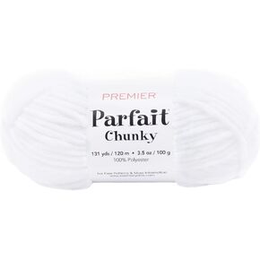 PREMIER YARNS White Yarn Parfait Chunky