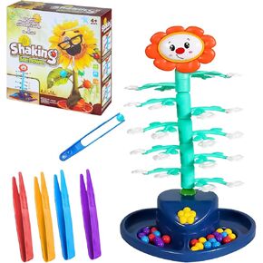 Electric Shaking Sunflowers Board Games for Adults 4 Players Family Games Places The Beans Board Games for Kids 4-6 and Up Gifts for Friends or Kids Birthday Christmas