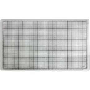 Tim Holtz 23" x 14" Glass Studio Media Mat, White