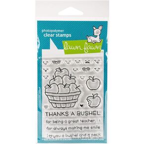 Lawn Fawn Clear Stamp Thanks A Bushel
