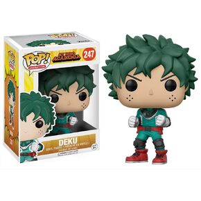 Deku: My Hero Academia x Funko POP! Animation Vinyl Figure & 1 POP! Compatible PET Plastic Graphical Protector Bundle [#247 / 12380 - B]
