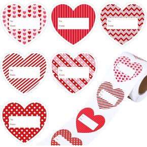 300Pcs Happy Birthday Gift Tag Stickers Birthday Cake to & from Name Tag Decals Self-Adhesive Labels for Party Favors Envelope Package Seals