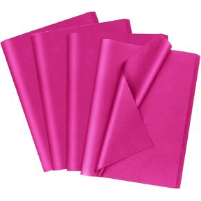 ورق الأنسجة الوردي 30 "× 20" - 100 ورقة ورق التغليف ل DIY عبوات عيد ميلاد حفلات الزفاف الحزب الحرف العطلة سلال الزخارف ديكورات مهرجان الحرف اليدوية