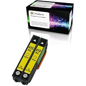 Remanufactured Ink Cartridge Replacement for Epson 410 410XL for Expression XP-630 XP-830 XP-530 XP-635 XP-640 Printers (2 Yellow)