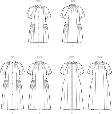 McCall's Women's Shirtdress Sewing Pattern Packet, Design Code M8385, Sizes 20W-22W-24W-26W-28W in Kuwait