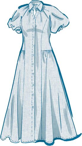 McCall's Women's Shirtdress Sewing Pattern Packet, Design Code M8385, Sizes 20W-22W-24W-26W-28W in Kuwait