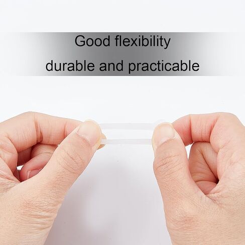 GORGECRAFT 60Pcs 3 Sizes Silicone Rubber Rings Anti-Lost Adjustable Holder Multipurpose Cases Necklace Lanyard Replacement Pendant Carrying Kit for Pens Keychains Office Sport 8mm 13mm 20mm in Kuwait