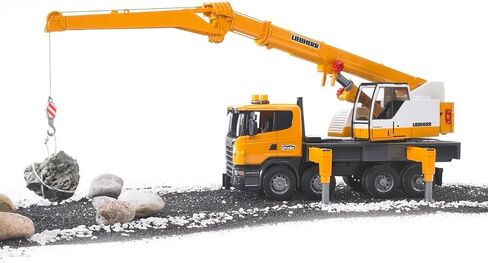 Bruder 03571 Scania Super 560R Liebherr Crane Truck W Light/Sound Module in Kuwait
