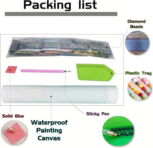 Mahuniya Premium 5D DIY Diamond Painting Kit للبالغين-سفينة ماسو ، مجموعة اللوحة الماس ، مجموعة تطريز كروس لزخارف الجدار المذهلة 12 * 16inch/30 * 40 سم (غير قابلة للإطار) in Kuwait