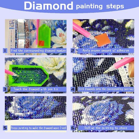 Mahuniya Premium 5D DIY Diamond Painting Kit للبالغين-سفينة ماسو ، مجموعة اللوحة الماس ، مجموعة تطريز كروس لزخارف الجدار المذهلة 12 * 16inch/30 * 40 سم (غير قابلة للإطار) in Kuwait