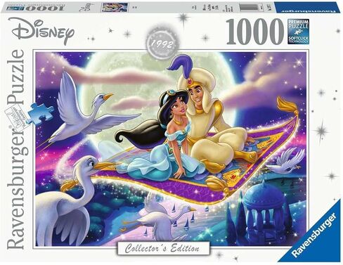 Ravensburger Disney Aladdin 1000 Piece Jigsaw Puzzle for Adults - 13971 - Every Piece is Unique, Softclick Technology Means Pieces Fit Together Perfectly in Kuwait