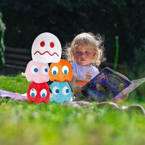 Pingong Blue Ghost Plush Toy, 6 inch, Soft Stuffed Animal, Birthday Gift for Kids Girls Boys in Saudi Arabia