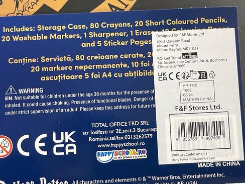 Harry Potter Colored Pencils 130pcs Art Supplies Drawing Kit School Supplies Painting Girls Drawing Pencils Art Kit Travel Case with Crayons Arts and Crafts for Kids 4-12 (Black) in Saudi Arabia