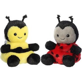 Aurora Palm Pals Set of Two - Queeny Bee and Spots Ladybug