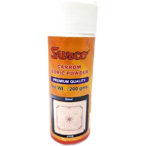 Surco Professional Carrom Board Powder for Carrom Board - 200 GMS