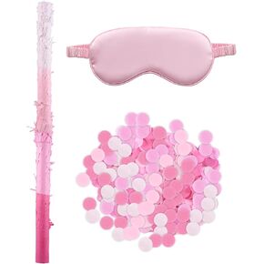 Pinata Sticks, Pink Pinata Stick and Blindfold, 30g Confetti