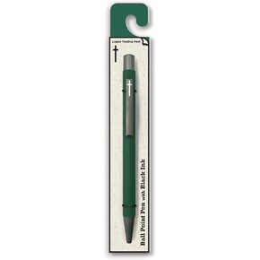 Christian Pens With Cross - Black, Soft Touch Barrel Ballpoint Pen With Clip & Black Ink, Inspirational Bible Study Pens For Bible Journaling, Gifts For Christian Men, Women & Pastor Gifts