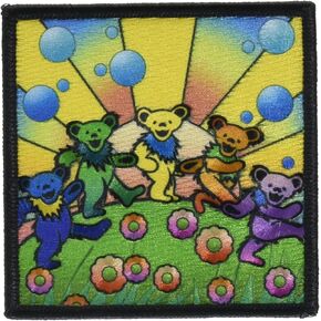 Application Grateful Dead Bears Utopia Patch