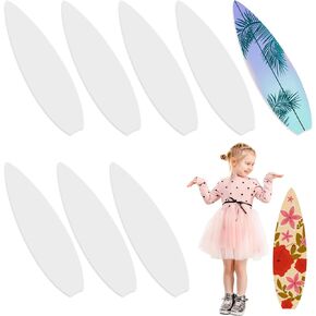 Libima 36 PCS DIY Paper Surfboards 31 × 8.5 بوصة ركوب الأمواج الورق الحرف اليدوية