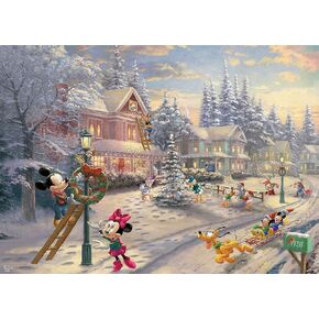 Ceaco Thomas Kinkade Mickey’S Victorian Christmas Puzzle - 1000Piece