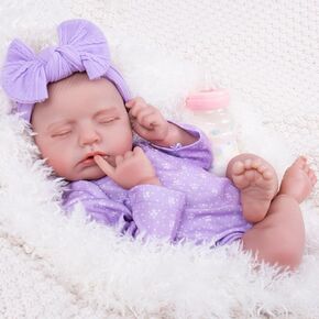 Aori Reborn Baby Girl Dolls- 20-Inch Lifelike Newborn Baby Doll, Realistic Girl Doll, Great Gift Set for Kids, Parents-to-be, Grandparents