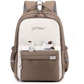 Laptop Backpacks 15.6 Inch for Men Women Large Travel Backpack Casual Daypack Fashion College Bag (Khaki)