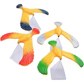 4pcs توازن بين الطيور جاذبية الطيور مع مزيج الهرم الفيزياء لعبة العلم الفيزيائي سطح المكتب مكتب المكاتب لعشاق العلوم الأطفال والمعلمين من جميع الأعمار