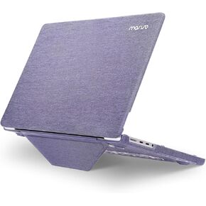 MOSISO Compatible with MacBook Pro 16 inch Case 2025 2024 2023 2022 2021 M4 M3 M2 M1 A3403 A3186 A2991 A2780 A2485 Pro Max, Knit Fabric Coated Plastic Hard Shell Case with Fold Kickstand, Black