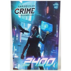 Chronicles of Crime the Millennium Series - 2400 Game | لعبة غموض القتل التعاوني للأطفال والكبار | تتراوح أعمارهم بين 12+ | 1-4 لاعبين | متوسط. وقت اللعب 60-90 دقيقة | صنعت من قبل Lucky Duck Games