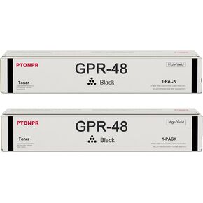 GPR48 High-Yield Black Toner Cartridge 2-Pack Replacement for Canon GPR-48 Toner Cartridge for imageRUNNER Advance 400 400i 400i F500 500i 500iF 500iFG Printer