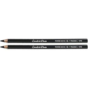 Conté à Paris Artists' Pencils Pierre Noire 3B (Pack of 2)