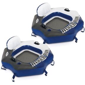 Intex River Run Single Person Inflatable Connecting Lounge Tube