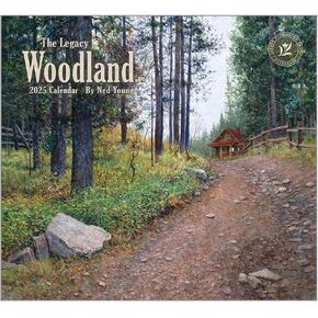 Legacy Woodland 13 x 12 Paper 2025 Hanging Wall Calendar