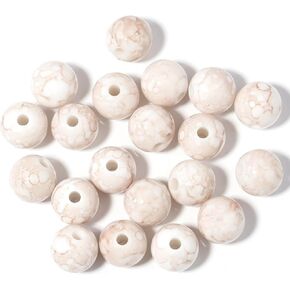 60pcs 16 مم حبات أكريليك بلورية ملونة جولة السحر الزجاجية من أجل المجوهرات صنع الأساور قرط القلادة القلادة الكبار الديك
