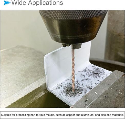 رؤوس مثقاب ملتوية طويلة للغاية من CoCud، قطر لقمة مثقاب 3 مم الطول الإجمالي 300 مم، لقمة مثقاب ملتوية فولاذية عالية السرعة - (التطبيقات: للألومنيوم البلاستيكي الخشبي المعدني المقوى)، 5 قطع in Kuwait