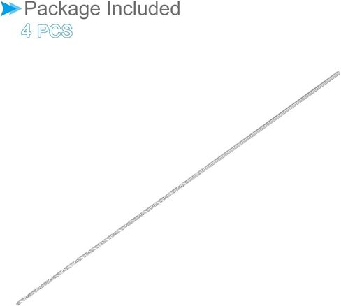 رؤوس مثقاب ملتوية طويلة للغاية من CoCud، قطر لقمة مثقاب 3 مم الطول الإجمالي 300 مم، لقمة مثقاب ملتوية فولاذية عالية السرعة - (التطبيقات: للألومنيوم البلاستيكي الخشبي المعدني المقوى)، 5 قطع in Kuwait