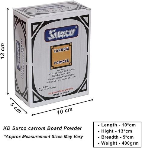 Surco Professional Carrom Board Powder for Carrom Board - 200 GMS in Saudi Arabia