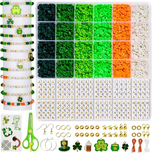 مجموعة سوار الصداقة الذهبية 3 صناديق-8706 PCS 48 ألوان سوار صنع مجموعات مع 7200 PCS حبات بذور زجاجية ، 5 أنماط حبات رسائل و 300 جهاز كمبيوتر الشخصي مع سحر ، حفلة هدية in Kuwait