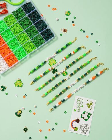 مجموعة سوار الصداقة الذهبية 3 صناديق-8706 PCS 48 ألوان سوار صنع مجموعات مع 7200 PCS حبات بذور زجاجية ، 5 أنماط حبات رسائل و 300 جهاز كمبيوتر الشخصي مع سحر ، حفلة هدية in Kuwait