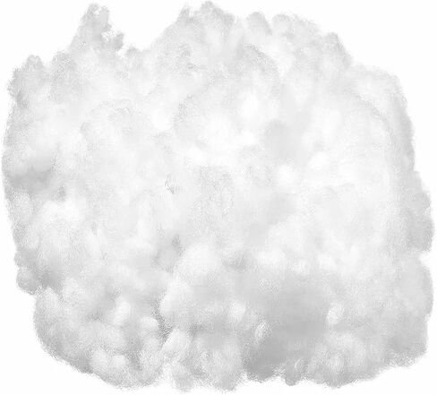 16oz/1lb Polyester Fiberfill Stuffing - Pillow Stuffing for Stuffed Animals, Cotton Filling for Couch Pillows, Crafts, Cushion, Coop, Amigurumi (Vacuum Packed) in Saudi Arabia