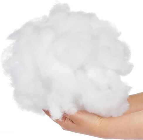 16oz/1lb Polyester Fiberfill Stuffing - Pillow Stuffing for Stuffed Animals, Cotton Filling for Couch Pillows, Crafts, Cushion, Coop, Amigurumi (Vacuum Packed) in Saudi Arabia