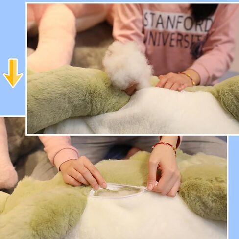 16oz/1lb Polyester Fiberfill Stuffing - Pillow Stuffing for Stuffed Animals, Cotton Filling for Couch Pillows, Crafts, Cushion, Coop, Amigurumi (Vacuum Packed) in Saudi Arabia