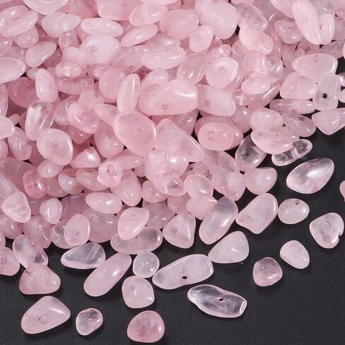 400pcs Natural Chip Stone Beads 7 Chakra Color 5-8mm Irregular Gemstones Healing Crystal Drilled DIY Loose Rocks Bead Crystal for Bracelet Necklace Jewelry Making Crafting in Kuwait